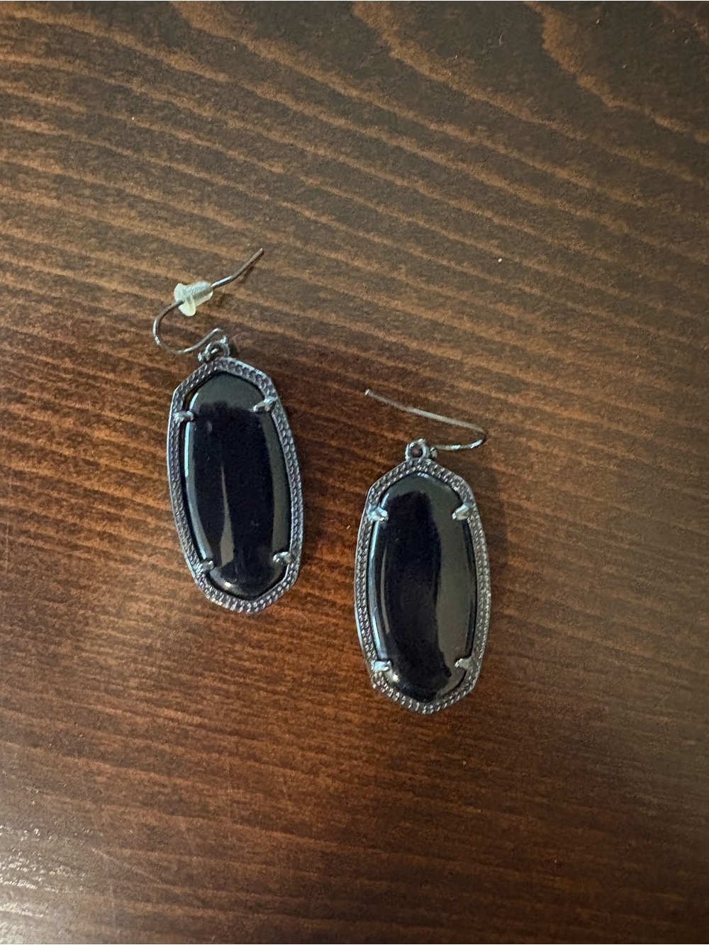 Kendra Scott, gun medal and black earrings - Women Jewelry
